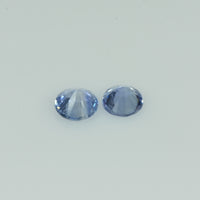 4.5 mm  Natural Blue Sapphire Loose Pair Gemstone Round Cut - Thai Gems Export Ltd.