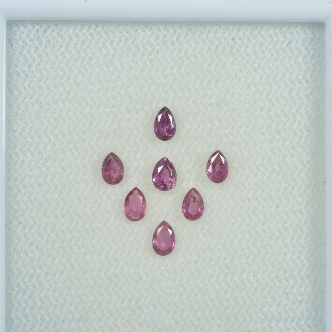 3.5x2.5 mm Natural Ruby Loose Gemstone Pear Cut
