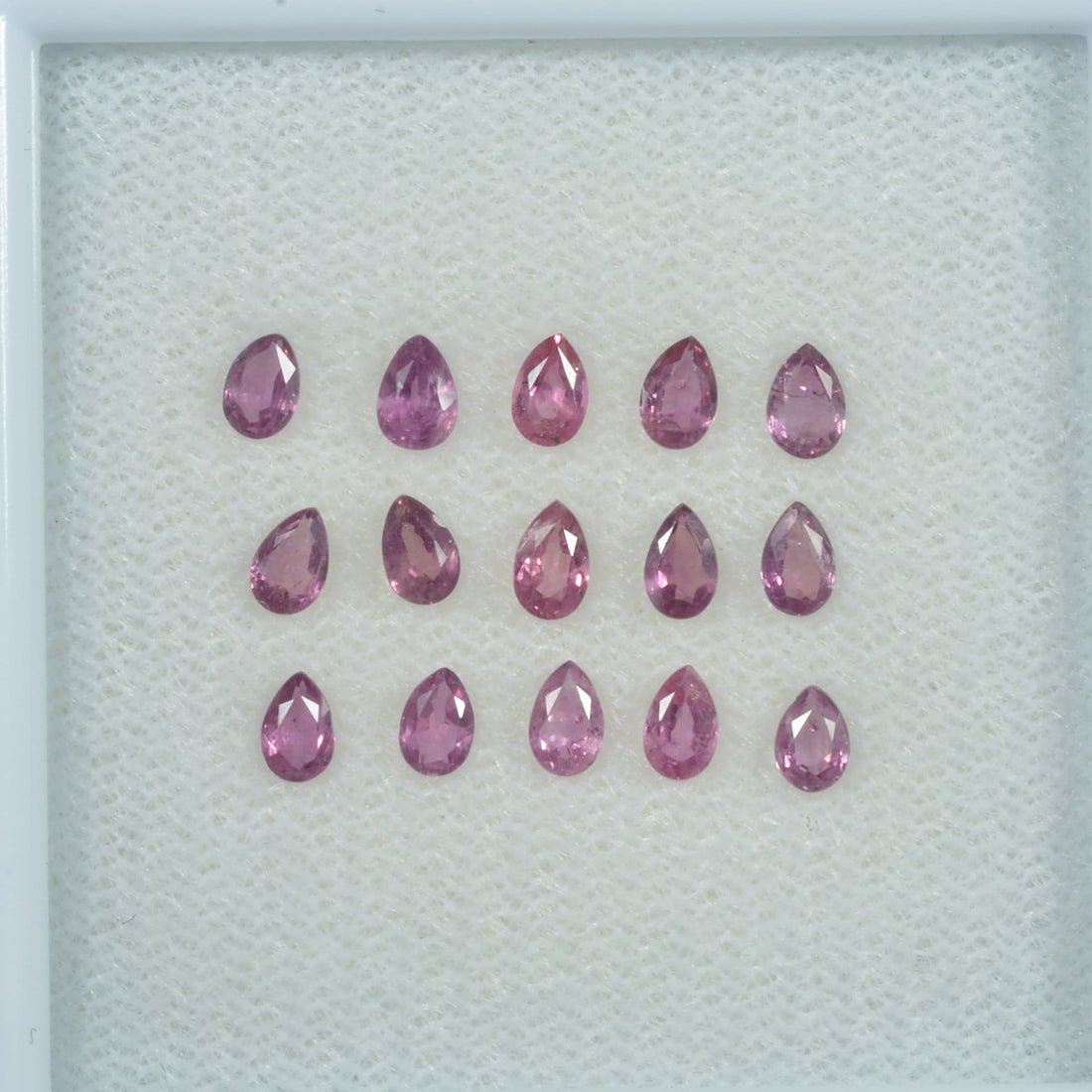 3.5x2.5 mm Natural Ruby Loose Gemstone Pear Cut