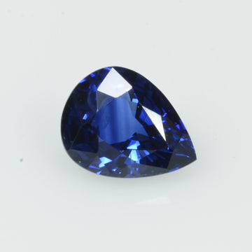 1.06 cts Natural Blue Sapphire Loose Gemstone Pear Cut