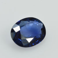 1.36 cts Natural Blue Sapphire Loose Gemstone Oval Cut