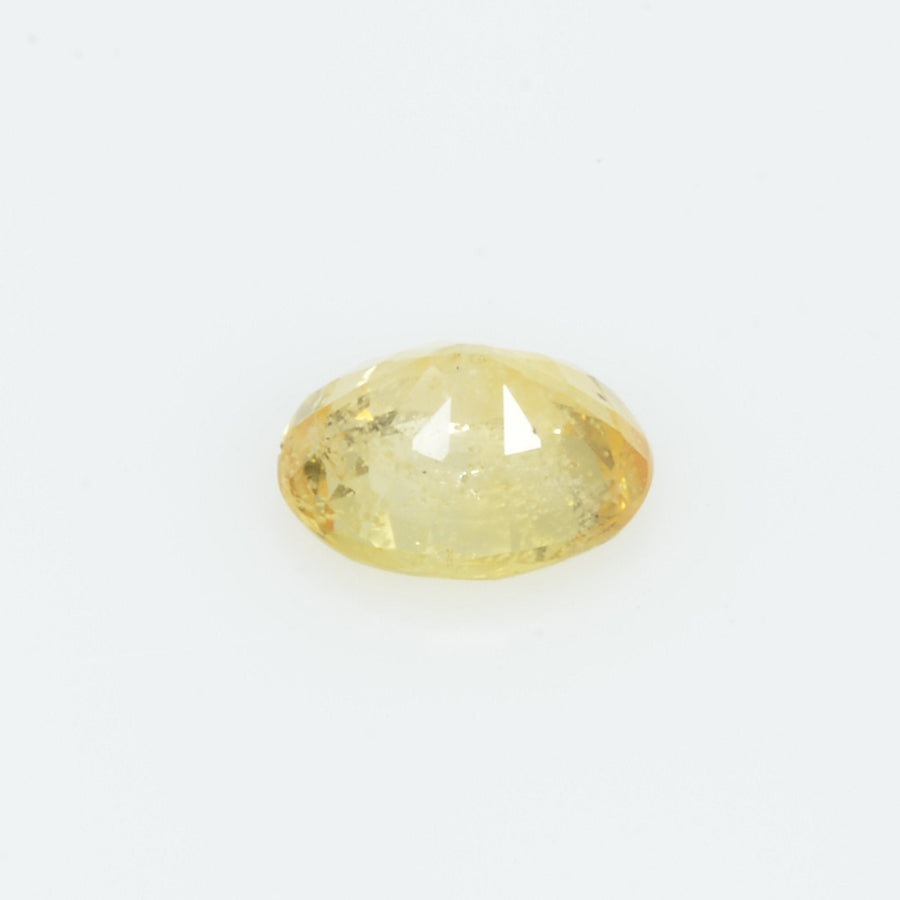 0.70 Cts Natural Yellow Sapphire Loose Gemstone Oval Cut - Thai Gems Export Ltd.