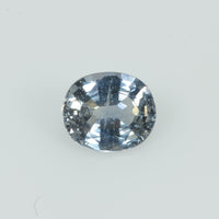 0.75 Cts Natural Bi-Color Sapphire Loose Gemstone Oval Cut