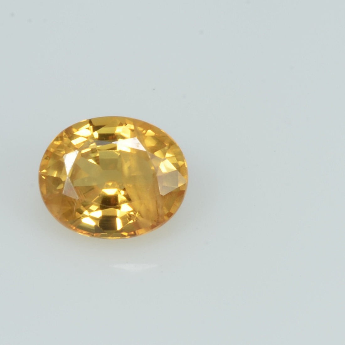 0.83 Cts Natural Yellow Sapphire Loose Gemstone Oval Cut