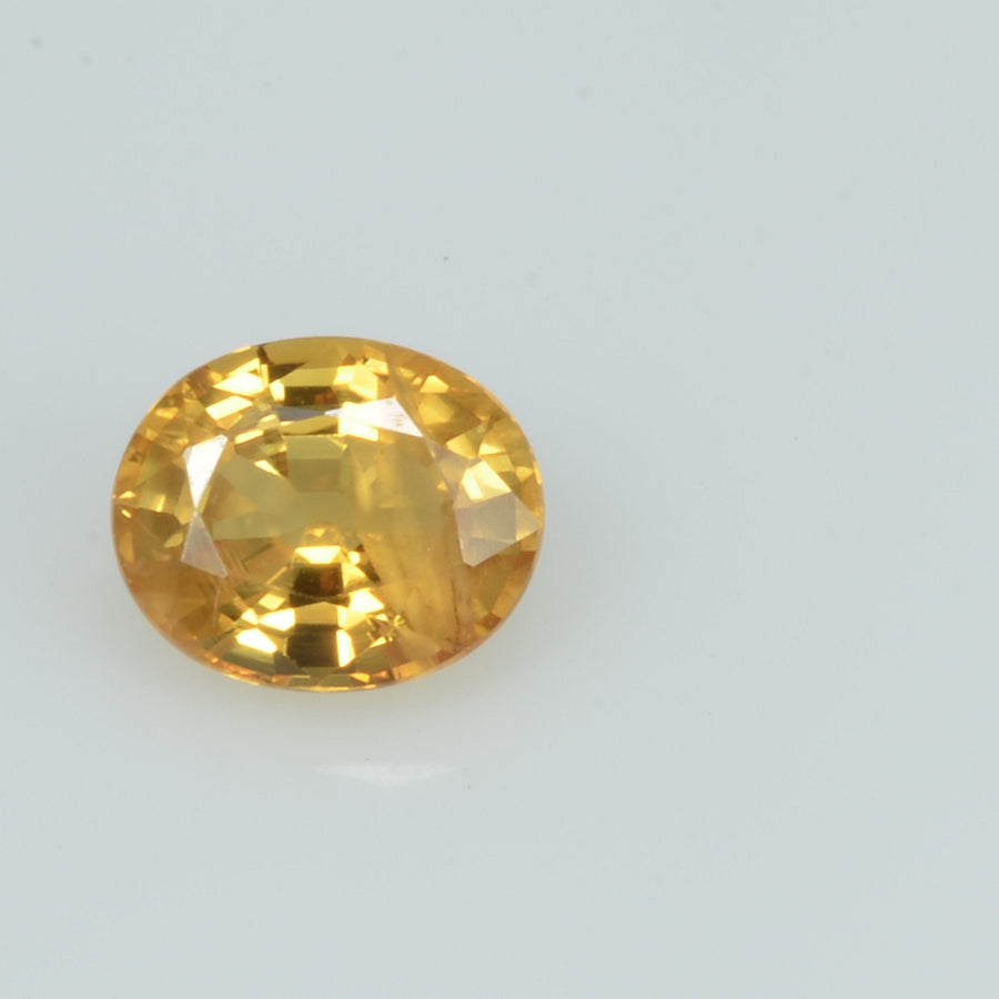 0.83 Cts Natural Yellow Sapphire Loose Gemstone Oval Cut