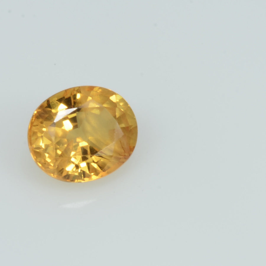 0.83 Cts Natural Yellow Sapphire Loose Gemstone Oval Cut