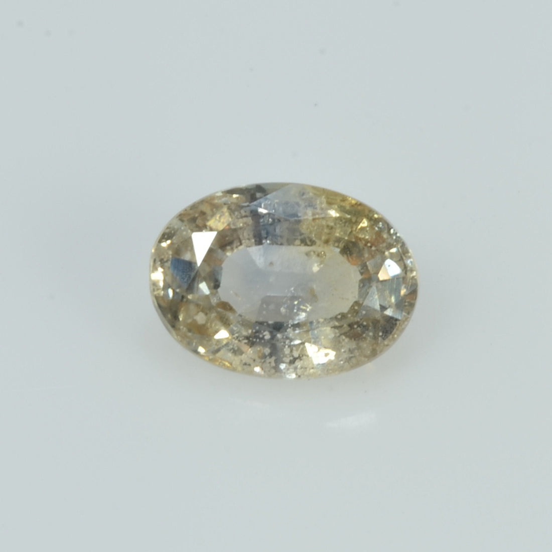 0.96 Cts Natural Yellow Sapphire Loose Gemstone Oval Cut