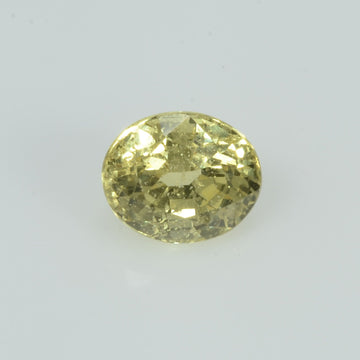 1.11 Cts Natural Yellow Sapphire Loose Gemstone Oval Cut