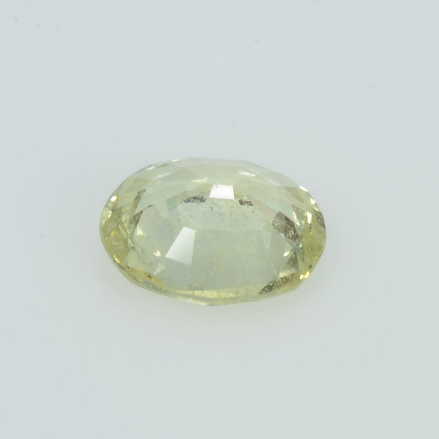 1.21 Cts Natural Yellow Sapphire Loose Gemstone Oval Cut