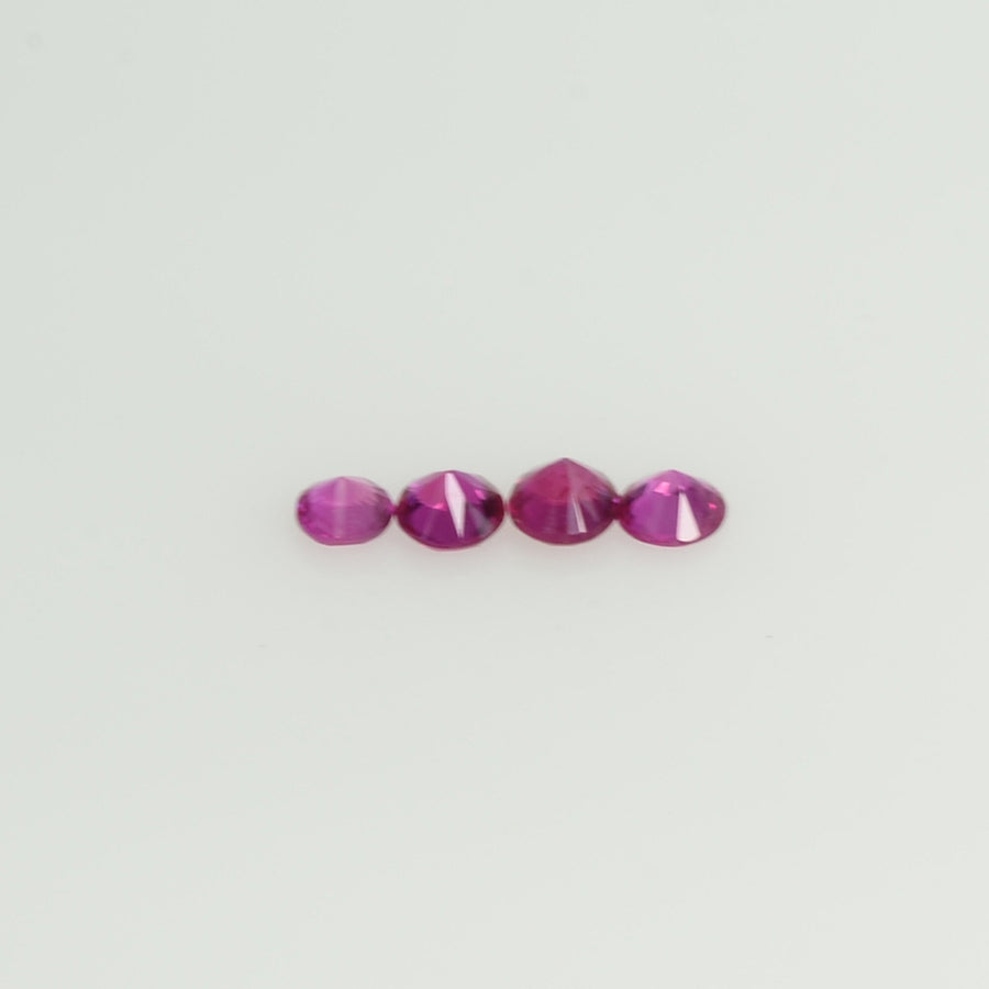 2.5 mm Natural Pink Sapphire Loose Gemstone Round Diamond Cut Claenish Quality AAA+ Color
