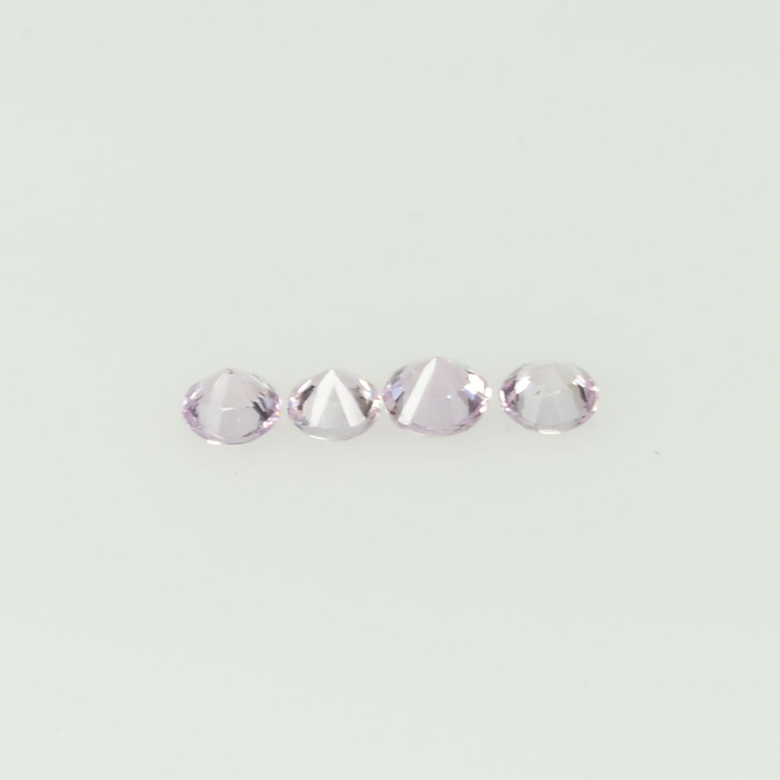2.5 mm Natural Pink Sapphire Loose Gemstone Round Diamond Cut Cleanish Quality Color