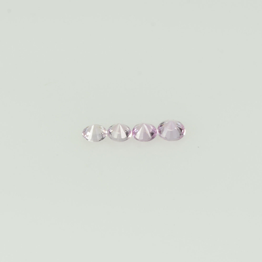 1.8-2.6 mm Natural Pink Sapphire Loose Gemstone Round Diamond Cut Cleanish Quality Color