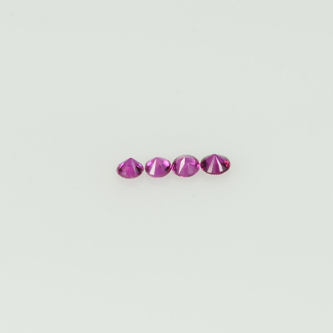 1.4-1.7 mm Natural Pink Sapphire Loose Gemstone Round Diamond Cut Cleanish Quality AAA+ Color