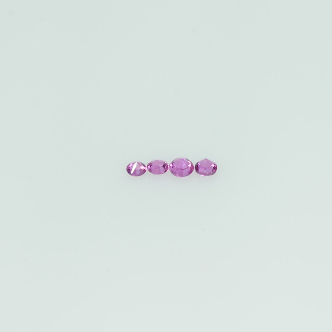 0.8-1.9 mm Natural Pink Sapphire Loose Gemstone Round Diamond Cut Cleanish Quality Color