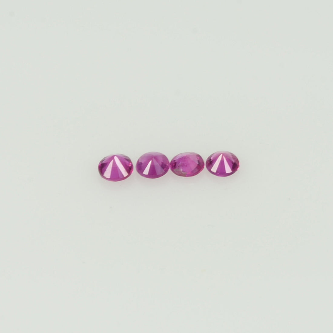 2.0 mm Natural Pink Sapphire Loose Gemstone Round Diamond Cut Vs Quality AAA Color