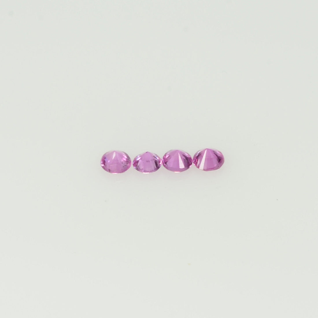 2.0 mm Natural Pink Sapphire Loose Gemstone Round Diamond Cut Vs Quality Color