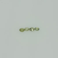 1.4-3.5  mm Natural Green Sapphire Loose Gemstone Round Diamond Cut Vs Quality Color - Thai Gems Export Ltd.