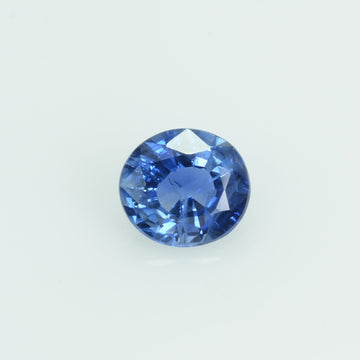 0.62 Cts Natural Blue Sapphire Loose Gemstone Oval Cut