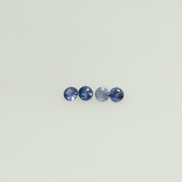 2-2.5 mm Natural BlueSapphire Loose Gemstone Round Diamond Cut Vs Quality Color - Thai Gems Export Ltd.