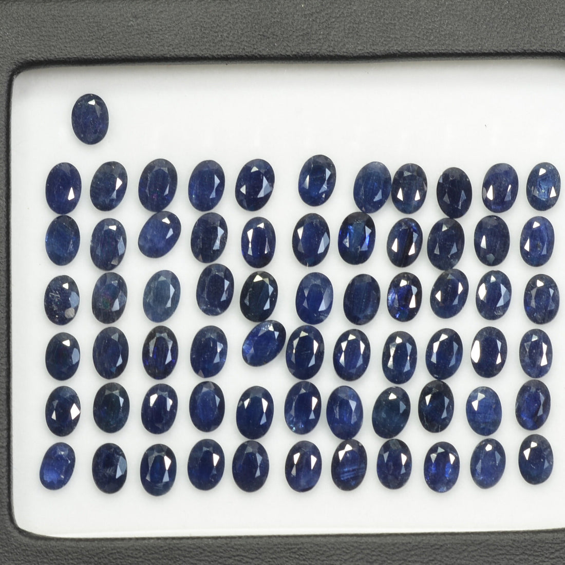 6x4 MM Natural Blue Sapphire Loose Gemstone Oval Cut