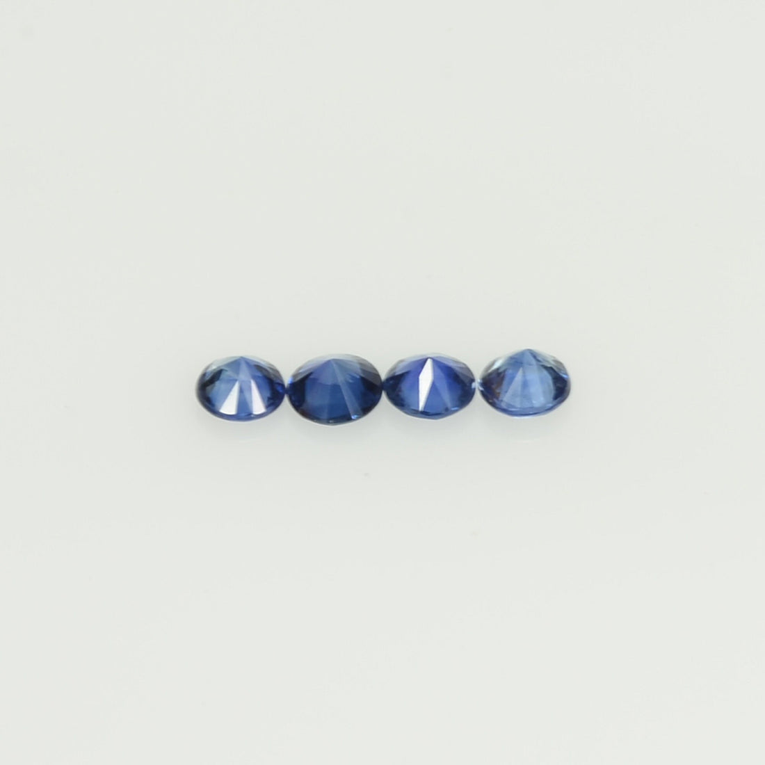 2.5 mm Natural BlueSapphire Loose Gemstone Round Diamond Cut Vs Quality Color