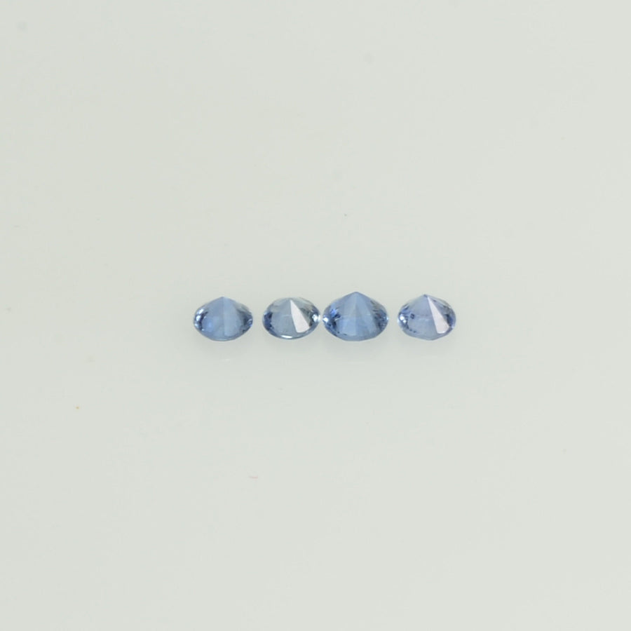 1.3-2.6 mm Natural BlueSapphire Loose Gemstone Round Diamond Cut Vs Quality Color