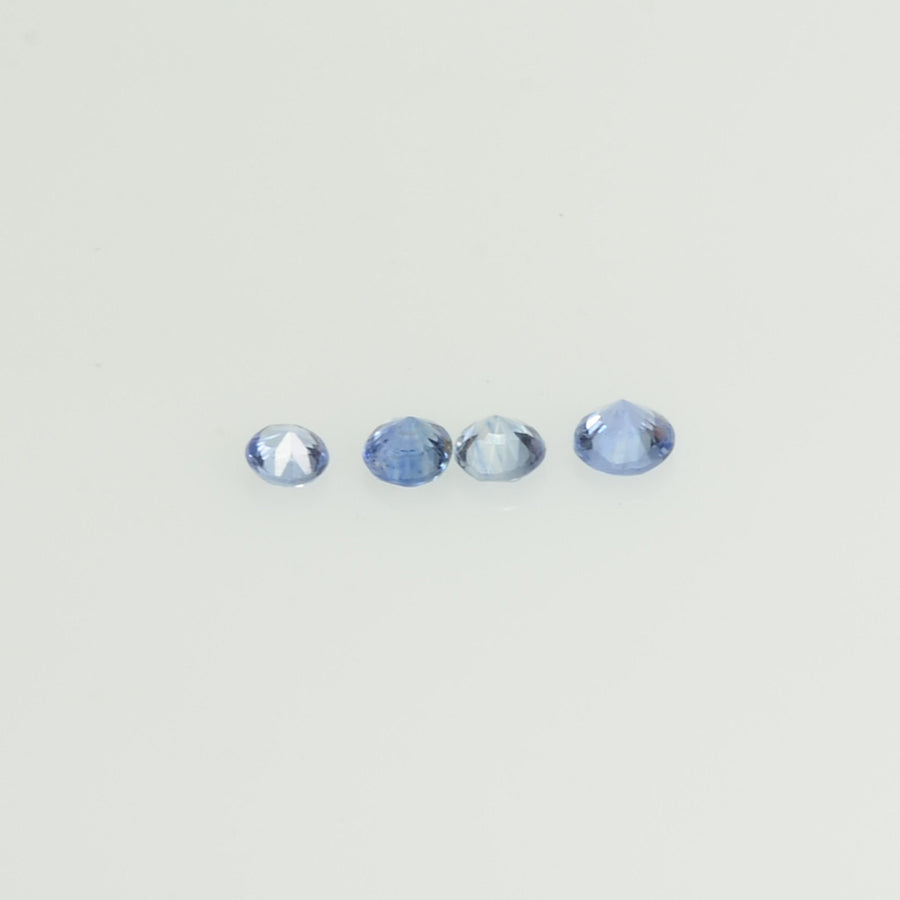 2.0 mm Natural BlueSapphire Loose Gemstone Round Diamond Cut Vs Quality Color