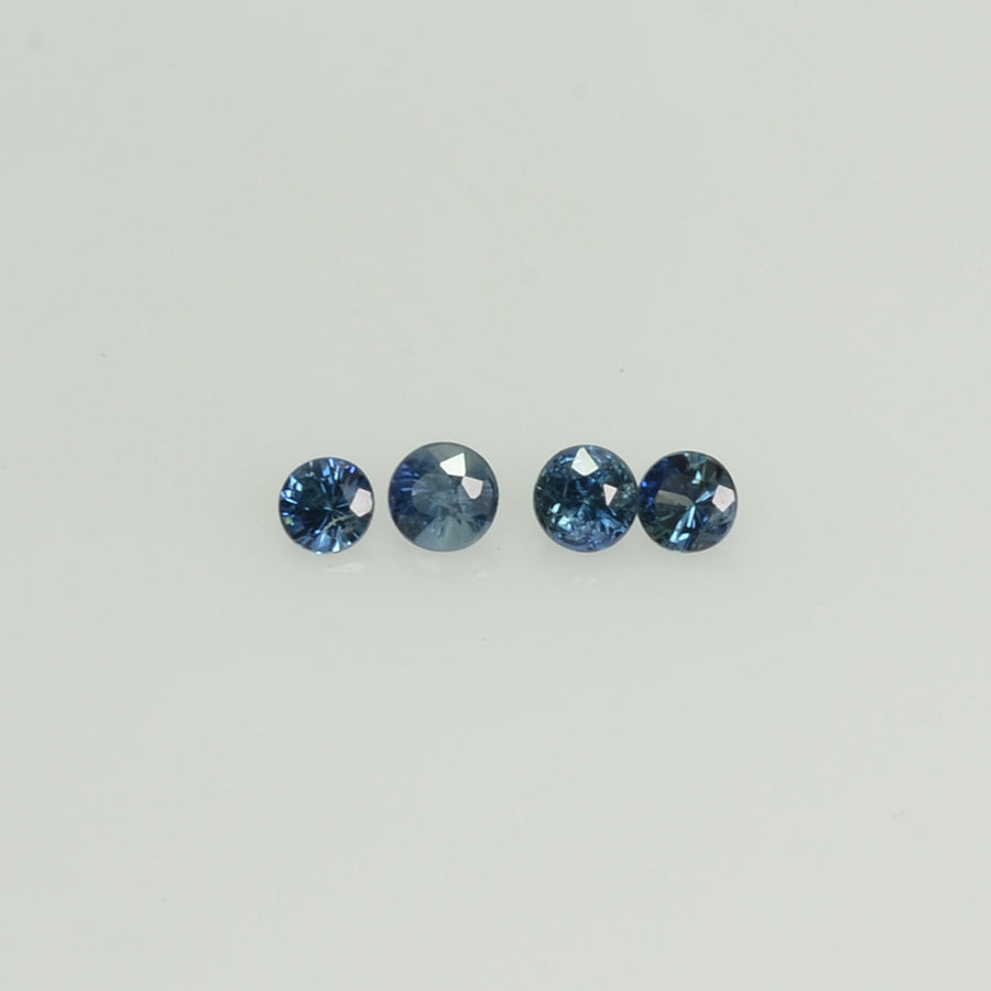 1.3-3 mm Natural Blue Sapphire Loose Gemstone Round Diamond Cut Vs Quality Color - Thai Gems Export Ltd.