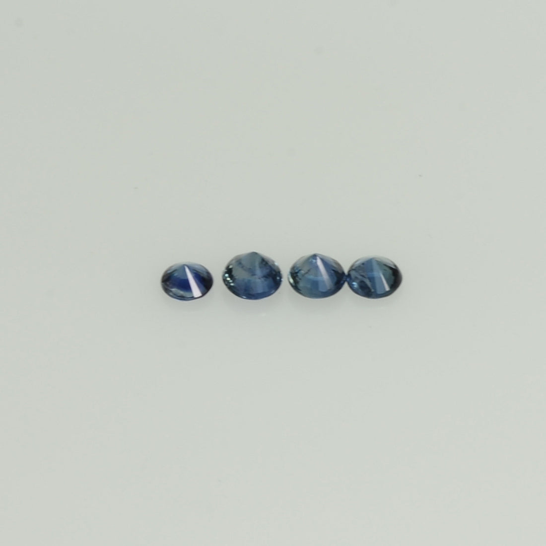1.3-3 mm Natural Blue Sapphire Loose Gemstone Round Diamond Cut Vs Quality Color - Thai Gems Export Ltd.