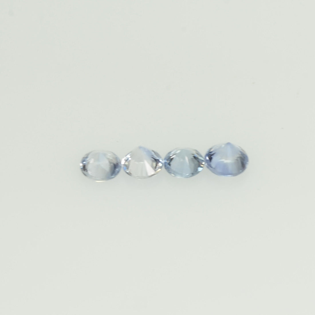 2.5-4.0 mm Natural Blue Sapphire Loose Gemstone Round Diamond Cut Vs Quality Color