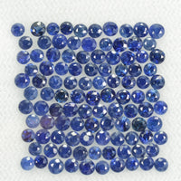 0.8-3.6 mm Natural Blue Sapphire Loose Gemstone Round Diamond Cut Vs Quality Color - Thai Gems Export Ltd.