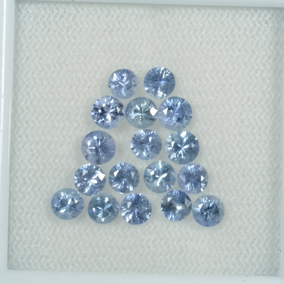 4-5.3 mm Natural Blue Sapphire Loose Gemstone Round Diamond Cut Vs Quality Color - Thai Gems Export Ltd.