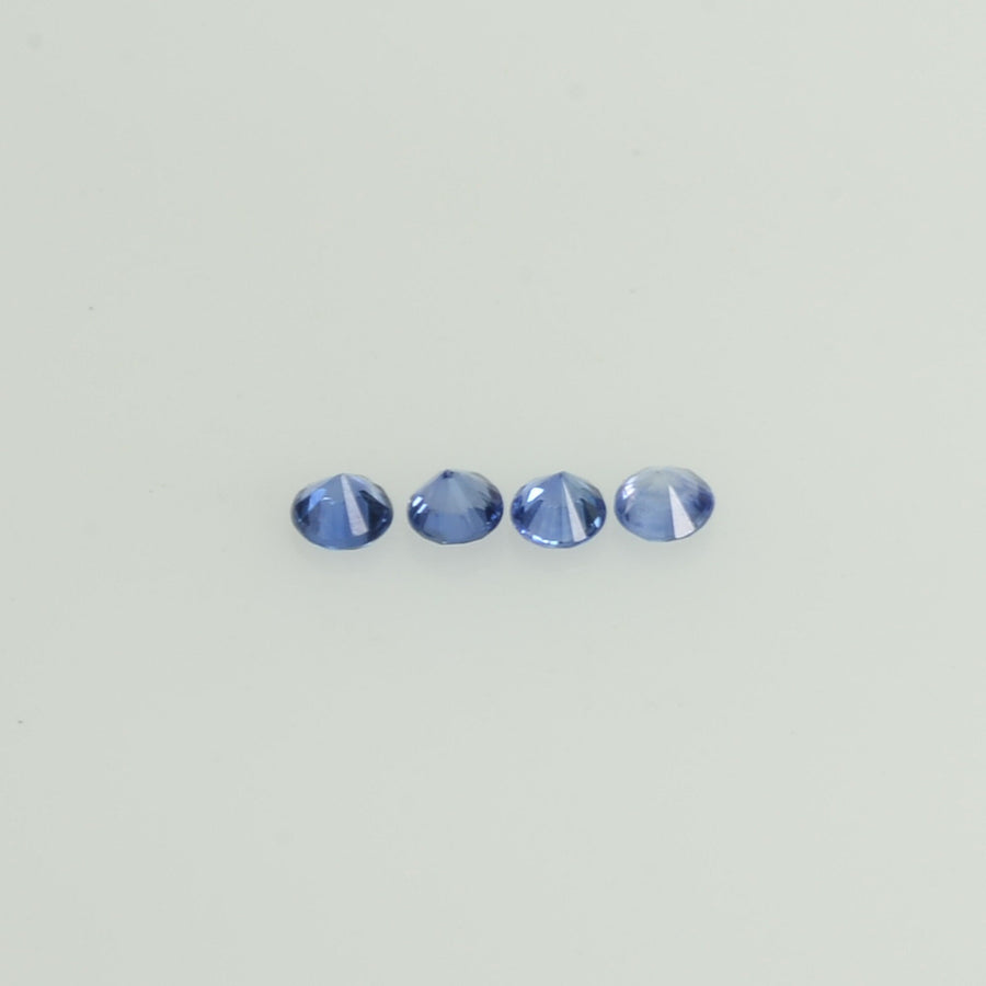 2.0 mm Natural BlueSapphire Loose Gemstone Round Diamond Cut Vs Quality Color