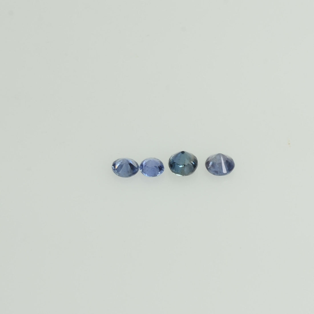 0.8-3.5 mm Natural BlueSapphire Loose Gemstone Round Diamond Cut Vs Quality Color