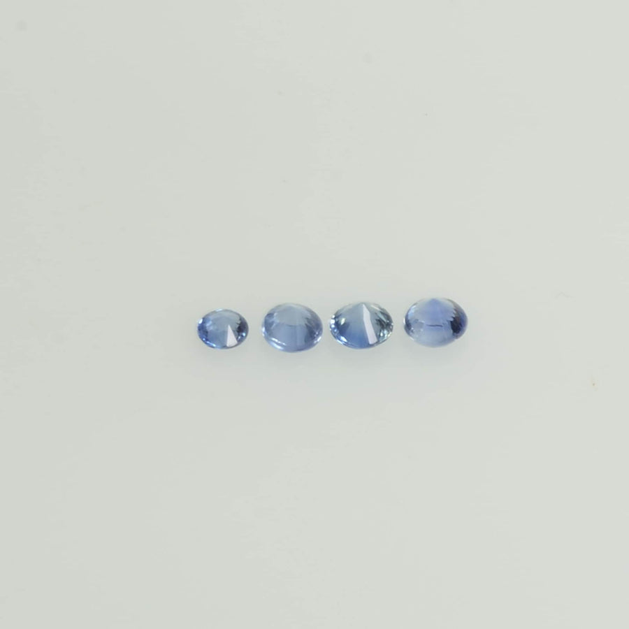 0.8-1.9 mm Natural BlueSapphire Loose Gemstone Round Diamond Cut Cleanish Quality AA Color