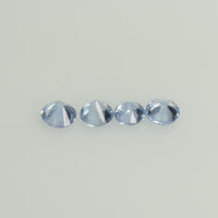 3.0 mm Natural BlueSapphire Loose Gemstone Round Diamond Cut Cleanish Quality Color - Thai Gems Export Ltd.