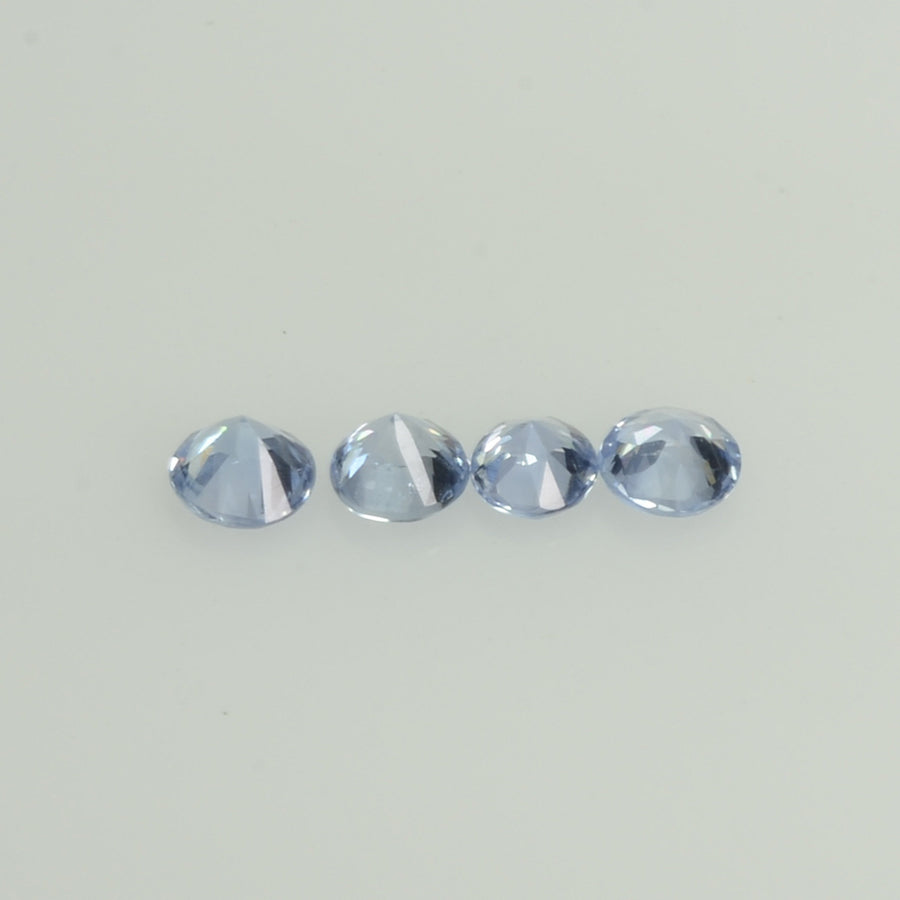 3.0 mm Natural BlueSapphire Loose Gemstone Round Diamond Cut Cleanish Quality Color - Thai Gems Export Ltd.