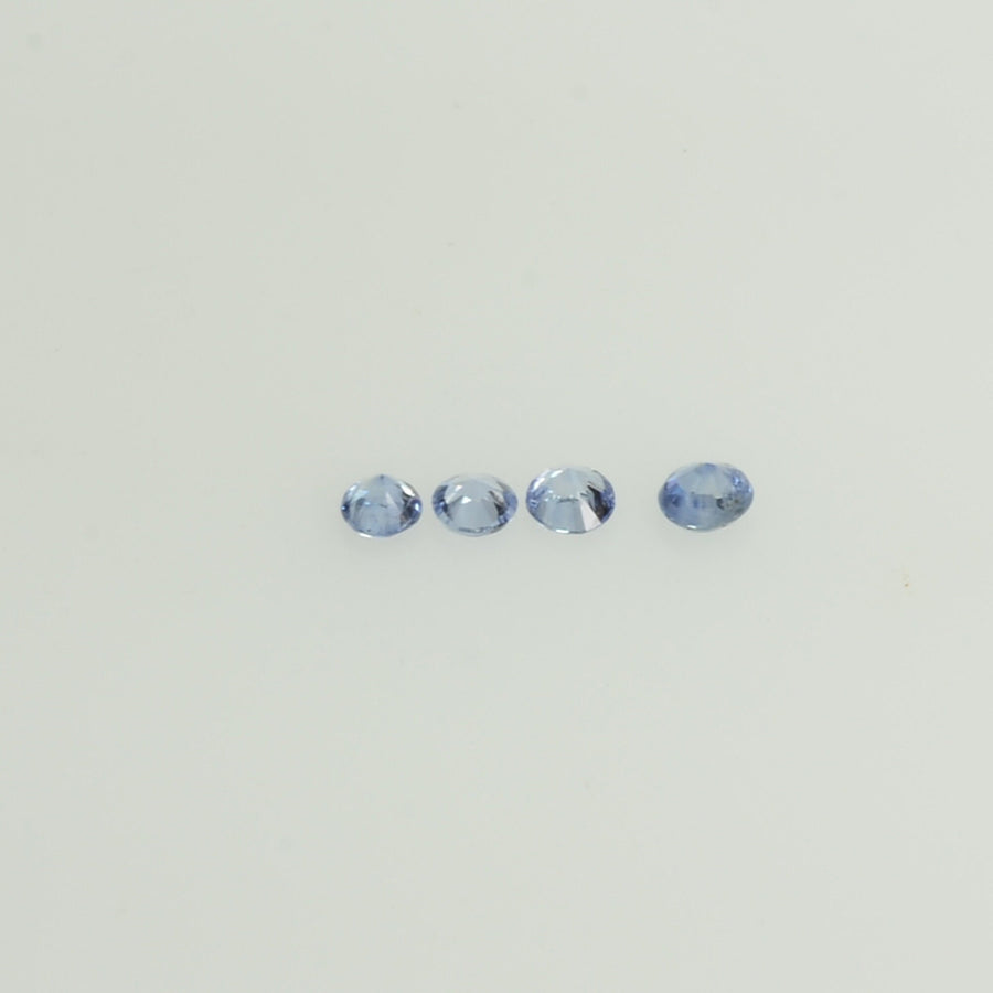 0.8-2.8 mm Natural BlueSapphire Loose Gemstone Round Diamond Cut Vs Quality Color