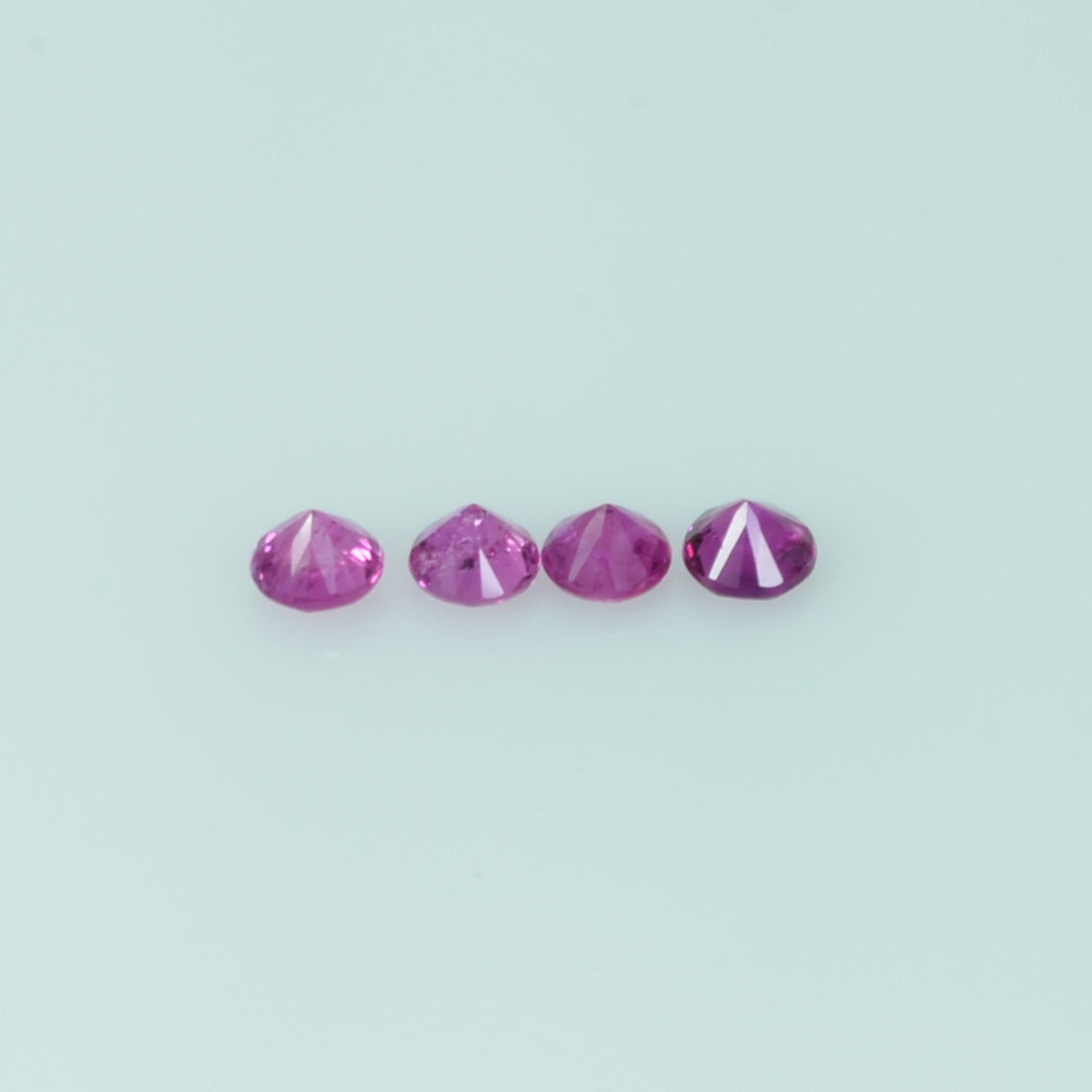 1.8-4.0 mm Natural Purple Sapphire Loose Gemstone Round Diamond Cut Pk Quality