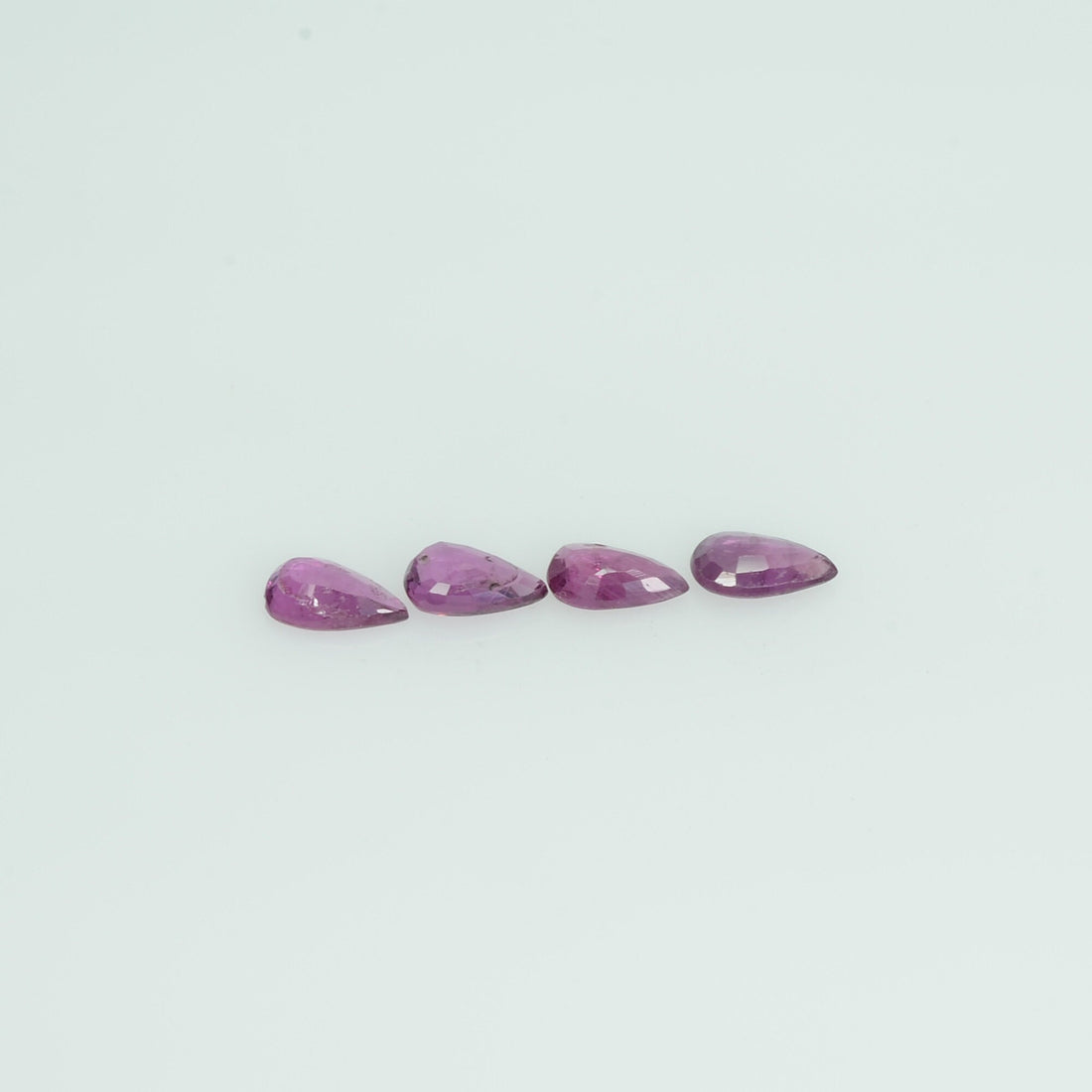 5x3 mm Lot Natural Ruby Loose Gemstone Pear Cut