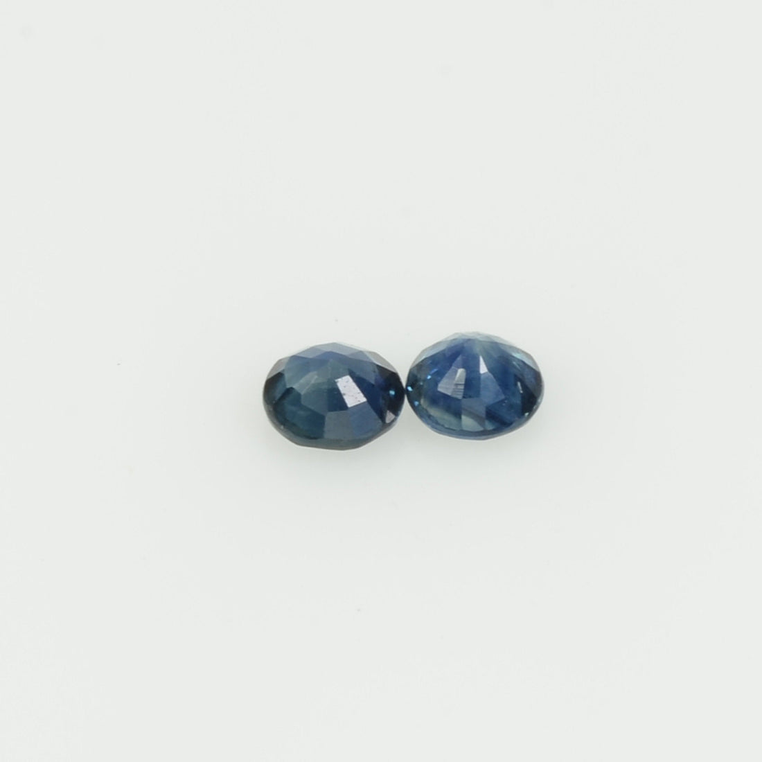 3.5-3.6 mm Natural Blue Sapphire Loose Pair Gemstone Round Cut