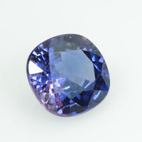 3.57 cts Natural Fancy Bi-Color Sapphire Loose Gemstone Cushion Cut
