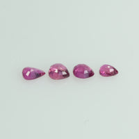 0.72 Cts Natural Ruby Loose Gemstone Pear Cut