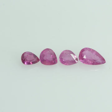 1.61 Cts Natural Ruby Loose Gemstone Pear Cut