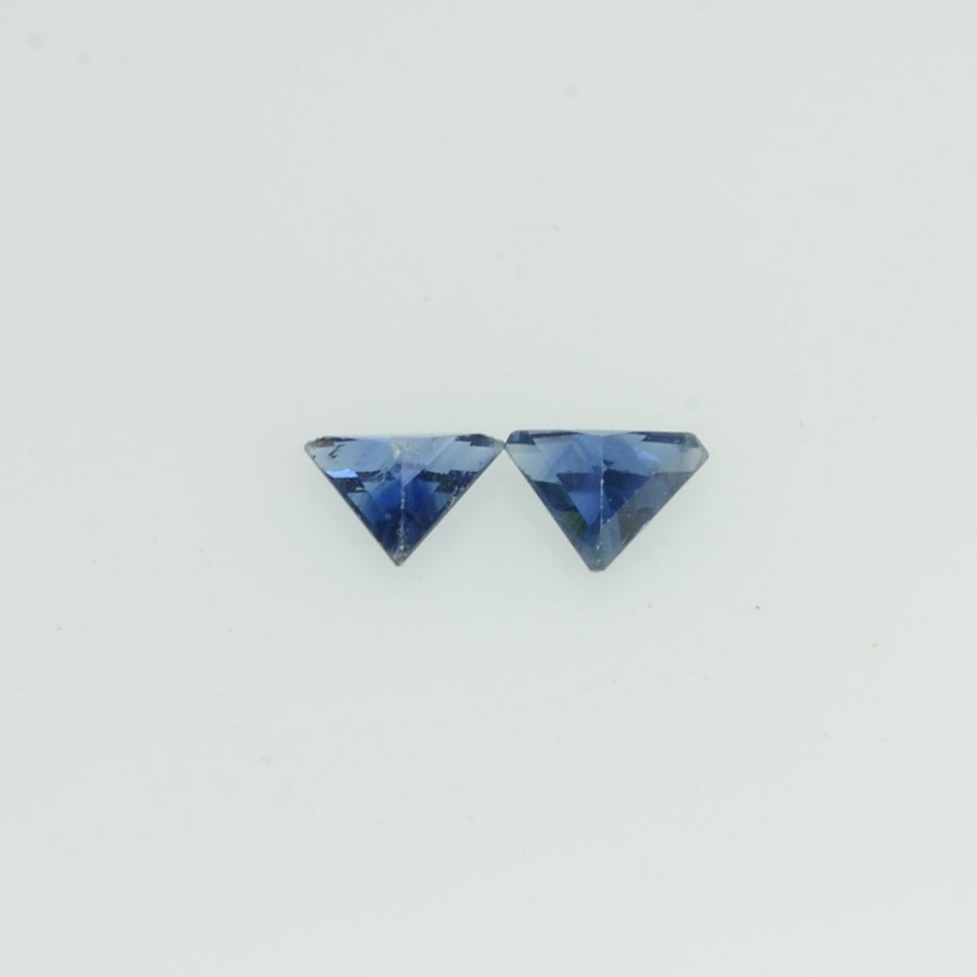 3x2 mm Natural Blue Sapphire Loose Gemstone Triangle Cut Pair