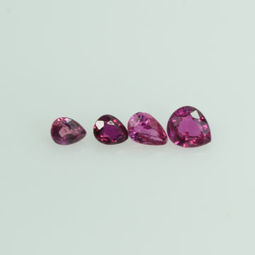3.73 Cts Natural Ruby Loose Gemstone Pear Cut