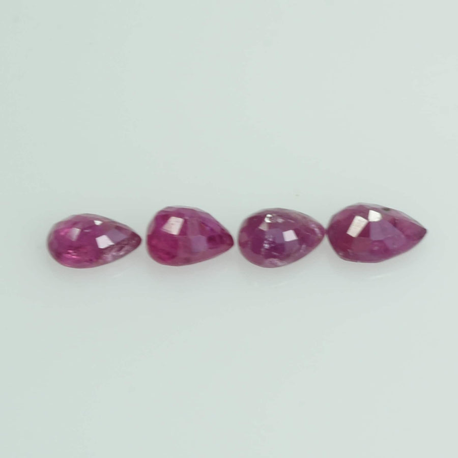24.60 Cts Natural Ruby Loose Gemstone Pear Cut
