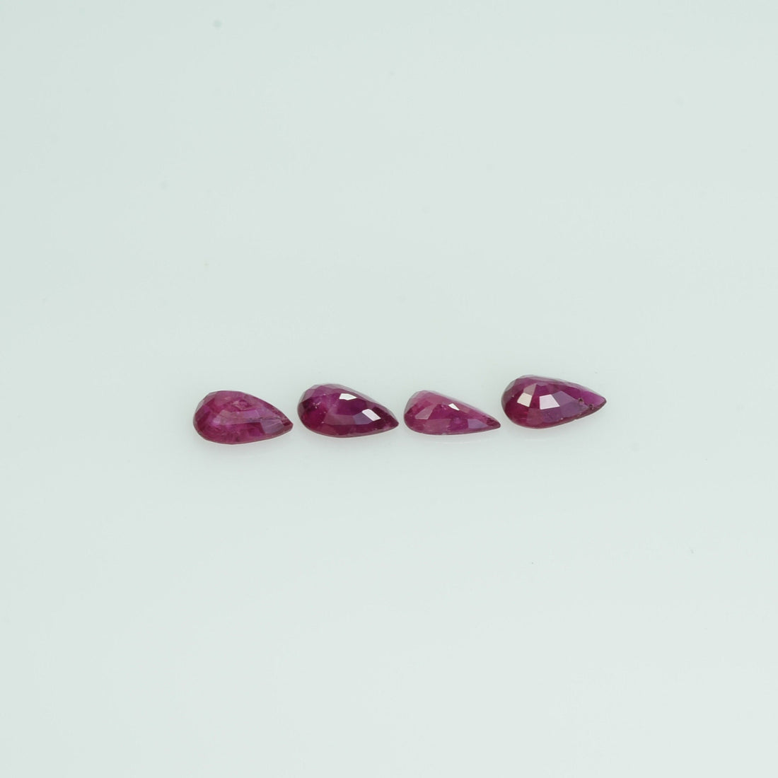 5x3 mm Natural Ruby Loose Gemstone Pear Cut