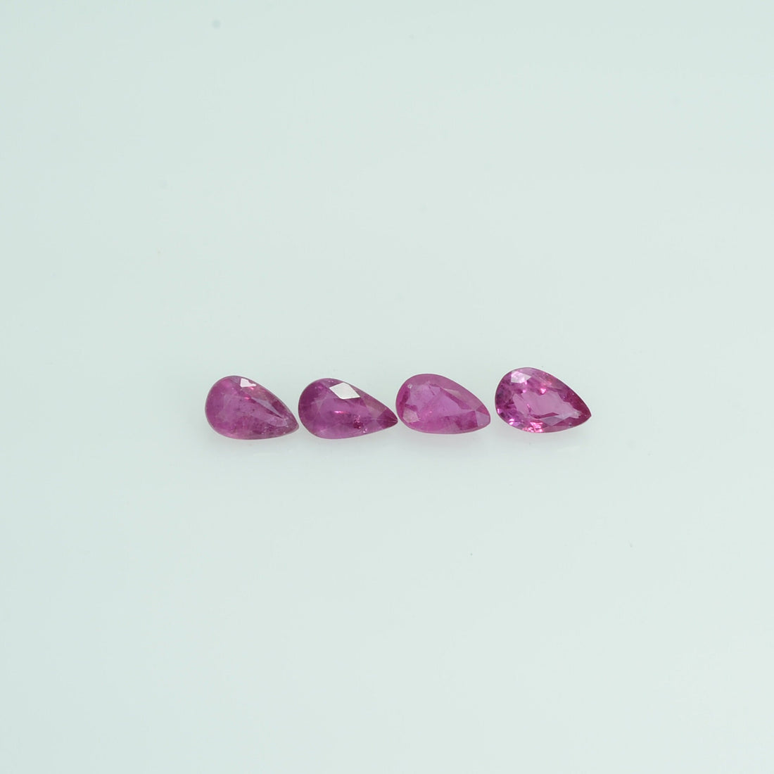 5x3 mm Natural Ruby Loose Gemstone Pear Cut