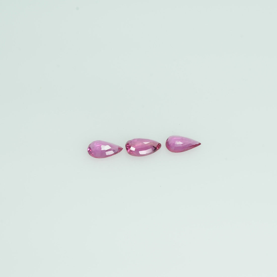 5x3 mm Lot Natural Ruby Loose Gemstone Pear Cut